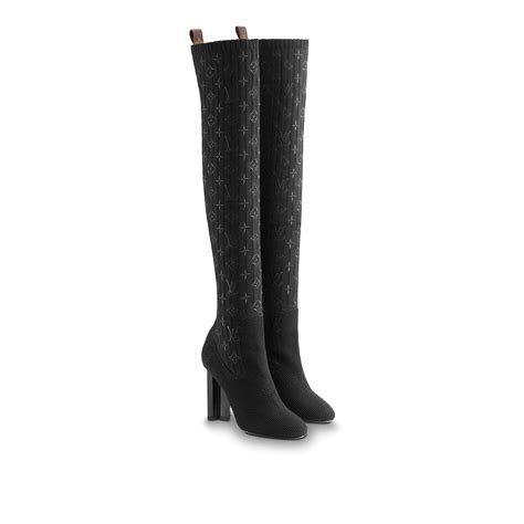 louis vuitton silhouette thigh high boot